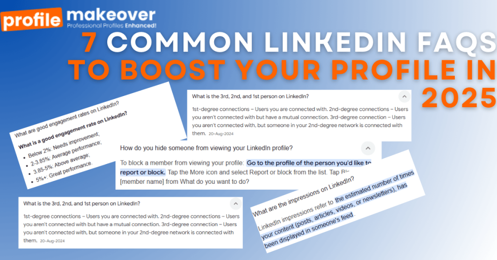 7 Common LinkedIn FAQs to Boost Your Profile in 2025